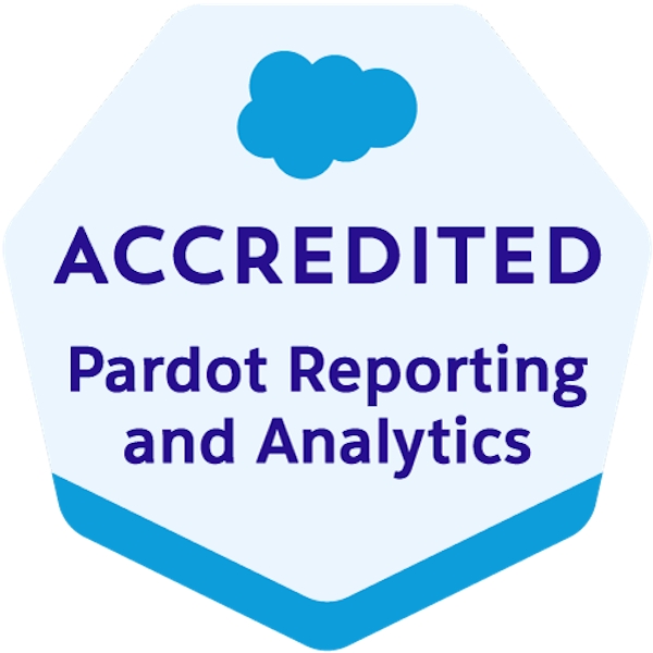 Accredited Pardot Reporting and Analytics Badge